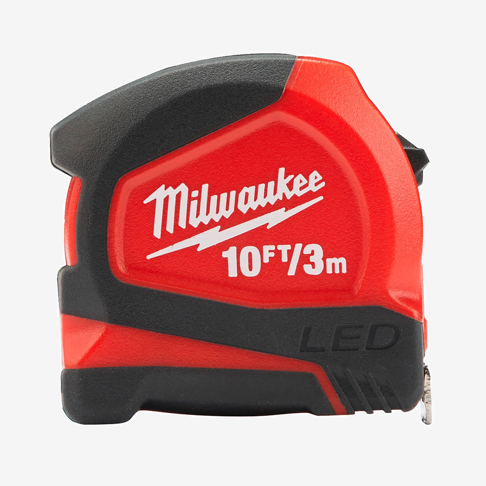 Рулетка метрическая MILWAUKEE с LED подсветкой, 3м, (12мм) Одесса - изображение 1