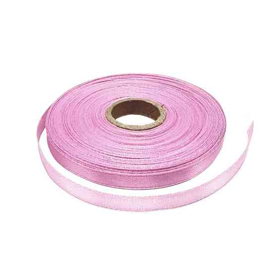 Атласна стрічка для рукоділля АБ-126, 0,6 см x 23 м, фіалковий Вінниця