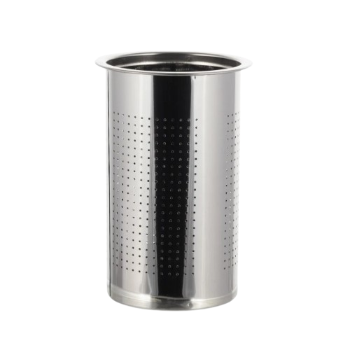 Заварник 600мл зі з'ємним ситечком скло/нержавіюча сталь 0776S KAMILLE Житомир - фото 4