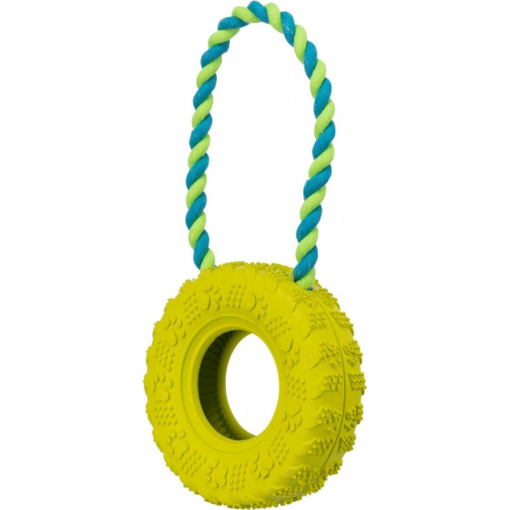 Іграшка шина на мотузці для зубів собаки Trixie (Тріксі) 31 см, 15 см гума Запоріжжя