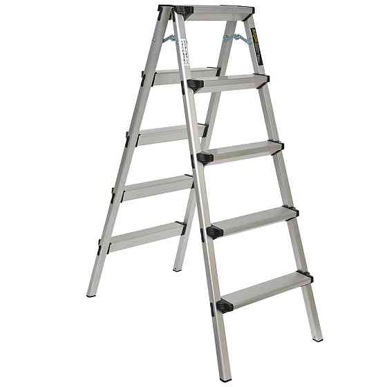 Драбина алюмінієва двостороння Кентавр 5Д Харків