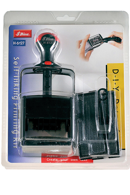 Металевий,самонабірний датер-штамп 6-рядк, 60х40мм Київ - фото 2