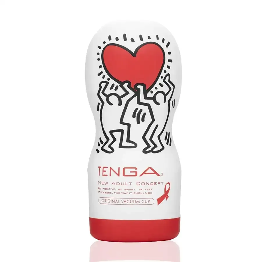 Мастурбатор Tenga Keith Haring Deep Throat Cup (глибоке горло) з вакуумною стимуляцією Львів - фото 1
