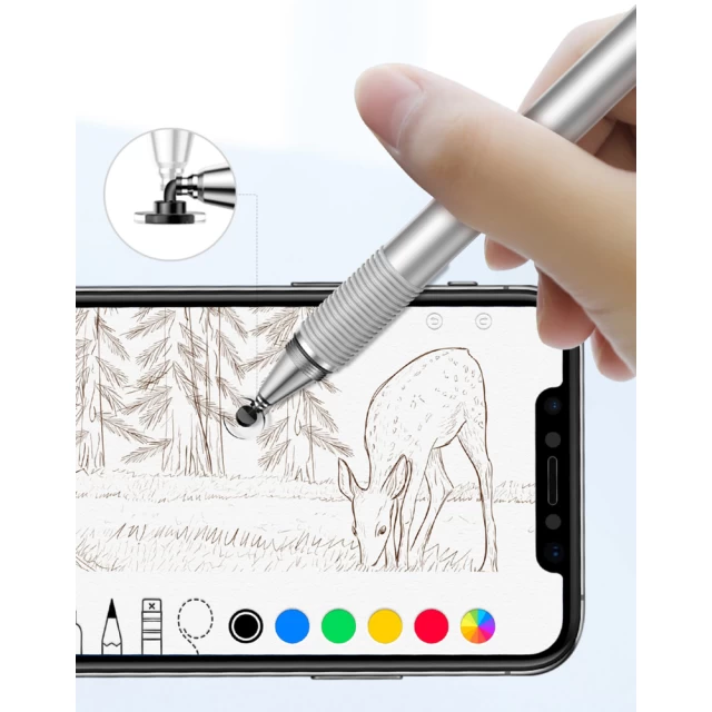Стилус Baseus Golden Cudgel Capacitive Stylus Pen Silver Киев - изображение 3