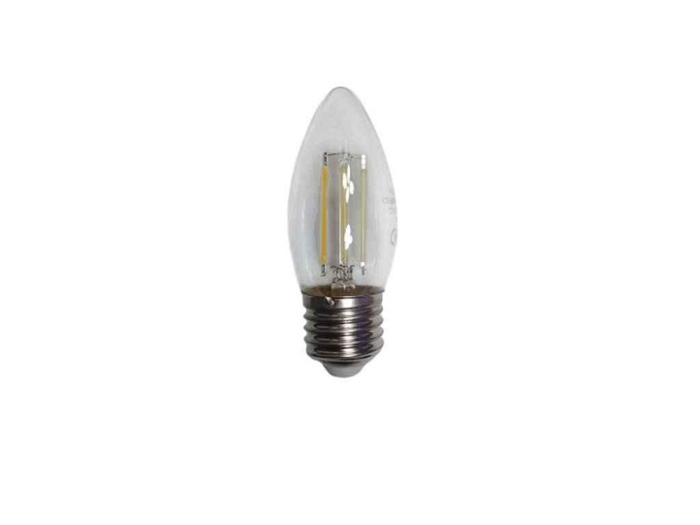 Лампа світлодіодна Filament C37 E27 4200K арт.4206 clear ТМ SIRIUS STAR Київ - фото 1