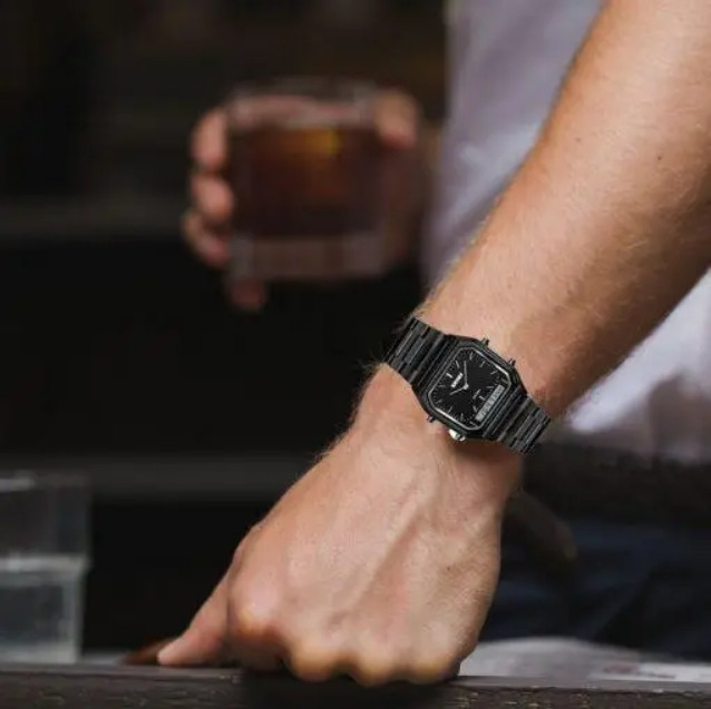 Наручные мужские часы Skmei 1220 Tango Черные Винница - изображение 5