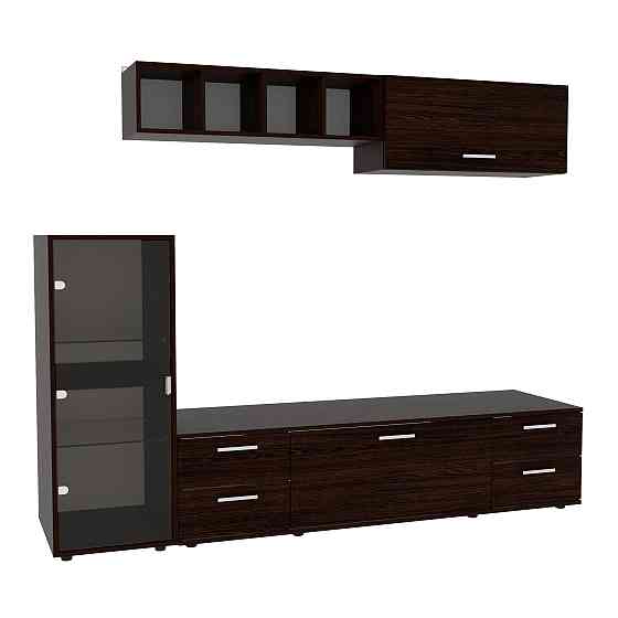 Стенка в гостиную Hugo-3, Венге Магия, 2060х520х1700 Львов