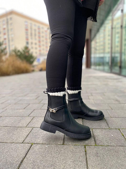 Черевики жіночі M.KRAFT 2034/1 чорні (зима, шкіра натуральна) (6157) Коломия - фото 7