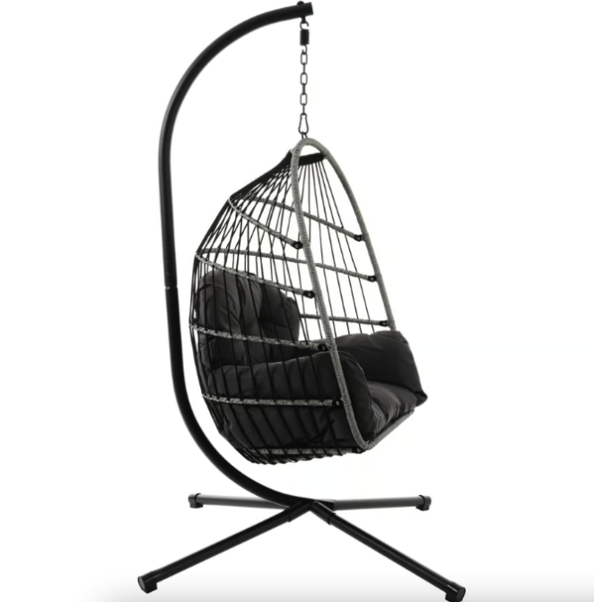 Підвісне крісло-кокон Di Volio Beluno графітовий Киев - изображение 2