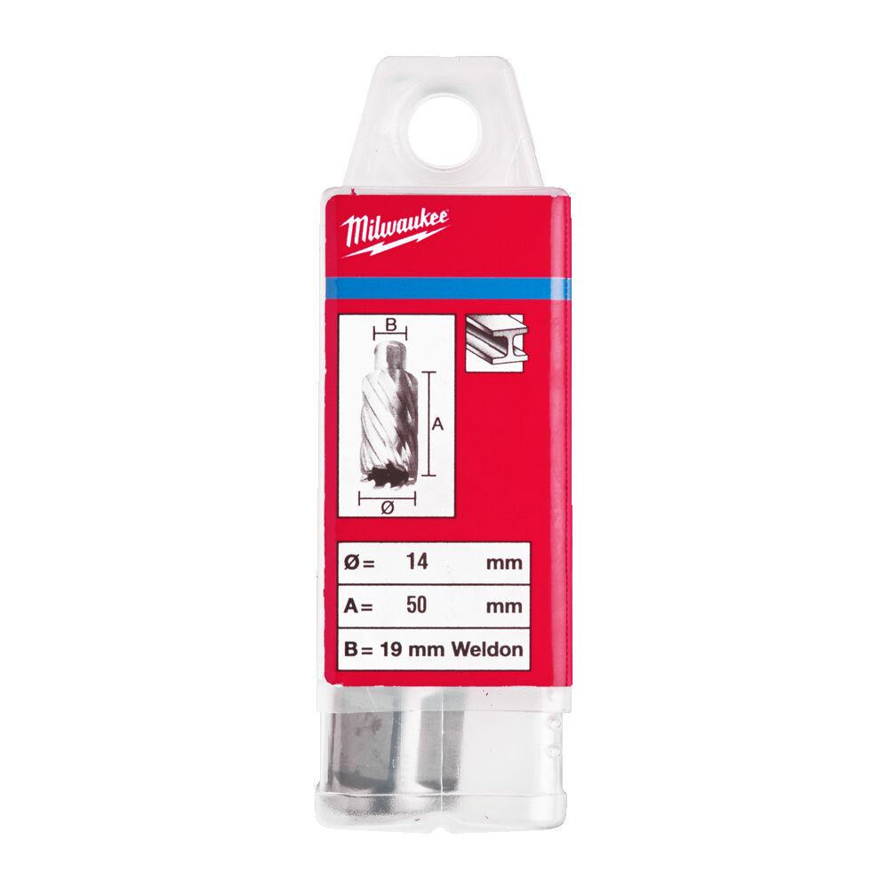 Кільцева фреза по металу MILWAUKEE HSS (WELDON), O14x50мм Одеса - фото 2