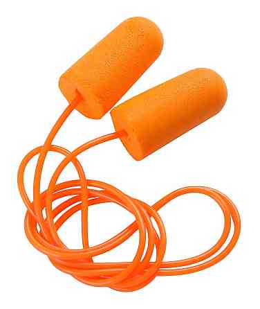 Беруши противошумные одноразовые со шнурком 200 пар Sizam SNR 30 dB / SM 1280 арт. 35021 Ровно