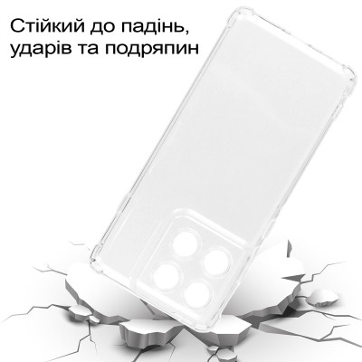 Чохол до мобільного телефона BeCover Anti-Shock Motorola Edge 60 Pro Clear (713806) Вінниця - фото 3