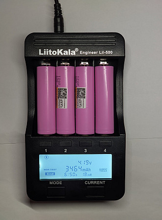 Акумулятор 18650 Samsung INR18650-35E 3500mAh Рожевий Вінниця - фото 7