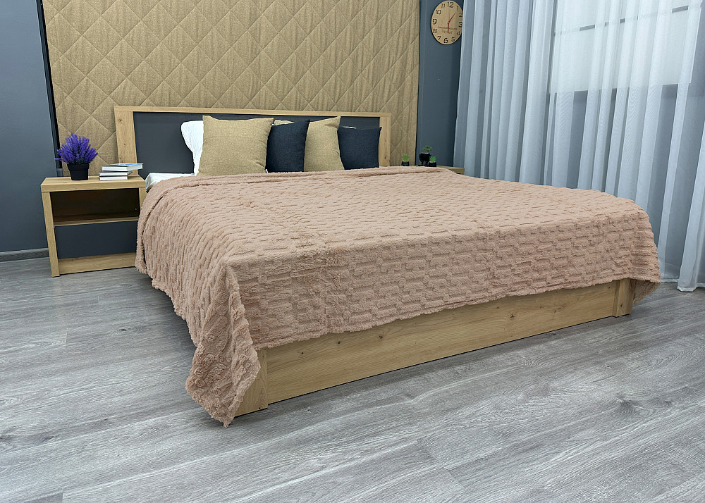 Плед-покривало 200х230 см (+-5см) Бежевий (87-240) Київ - фото 4