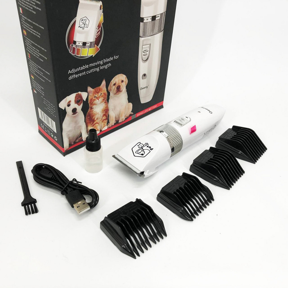 Машинка для стрижки довгошерстих собак Gemei, Машинка для стрижки тварин з регульованою довжиною KR-58 Івано-Франківськ - фото 5