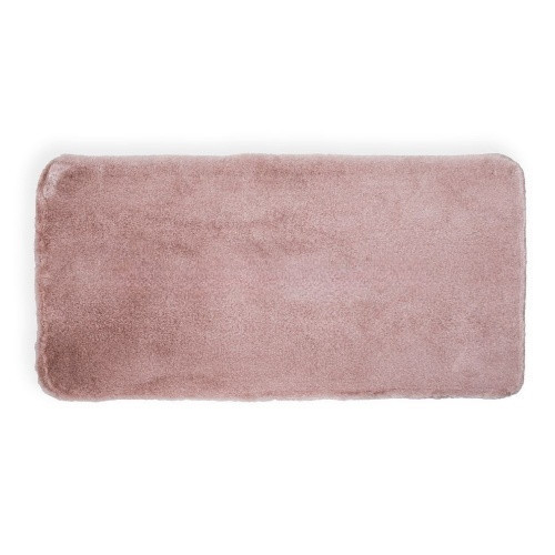 Килимок для підлоги з еко-хутра ТМ Dariana Tweed 75*150 см рожевий Житомир - фото 1