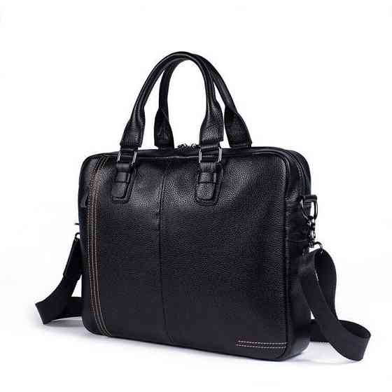 Сумка чоловіча флотар для ноутбака Vintage 14672 Чорна Київ