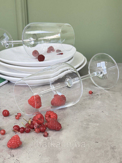 Келих для вина "Джіада Кристал" 400 мл 102-1278 прозорий для дому та ресторану Київ - фото 4