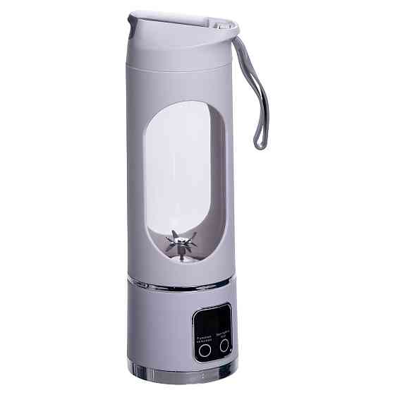 Портативний блендер для смузі на акумуляторі 450 мл 25 Вт USB Білий HP-11-10W Коломыя