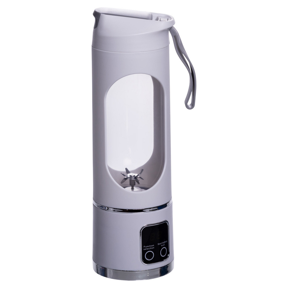 Портативний блендер для смузі на акумуляторі 450 мл 25 Вт USB Білий HP-11-10W Коломыя - изображение 5