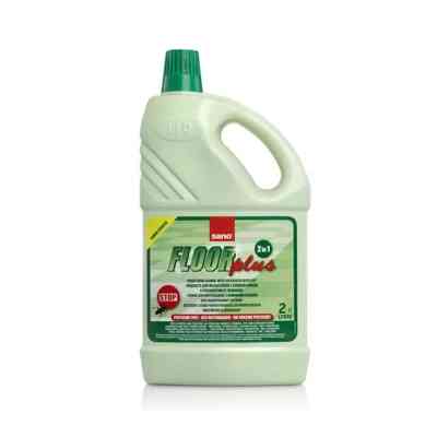 Средство для мытья пола Sano Floor Plus 2 в 1 С репеллентом против тараканов 2 л (7290005423635) Винница
