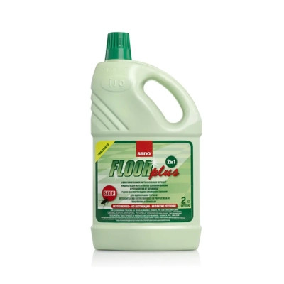 Средство для мытья пола Sano Floor Plus 2 в 1 С репеллентом против тараканов 2 л (7290005423635) Винница - изображение 1