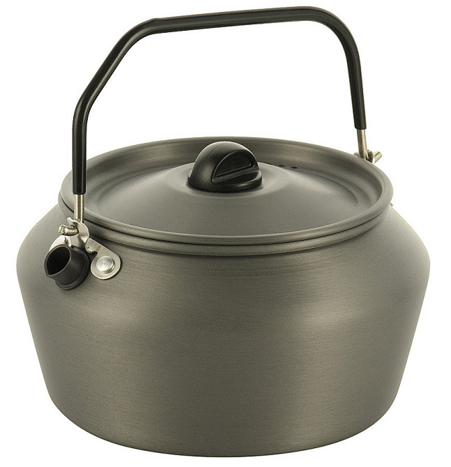 Туристичний Чайник 1.2 літра з сіткою для транспортування M-Tac (MTC-DM-FMC-K02) Анодований алюміній Нововолинськ - фото 1