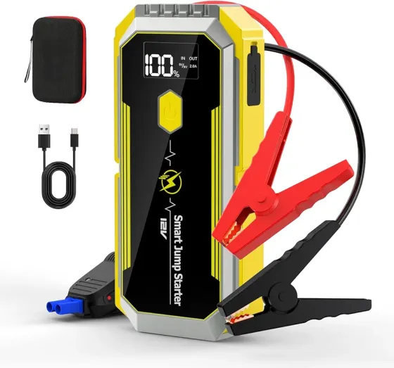 Автомобільний аварійний стартер Smart Jump Starter B03 5000А 26800 мАг Луцьк