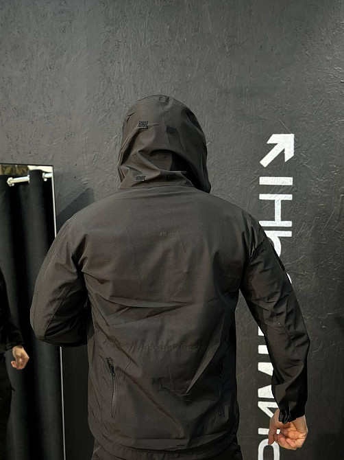 Тактичний костюм чорний softshell чоловічий літній захист від вітру і вологи комплект для служби Львів - фото 6