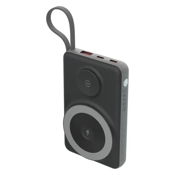 Повербанк 10000mAh Choetech B695 Black QC3.0 PD3.0 бездротова зарядка смартфонів та Apple Watch (43-00131) Київ