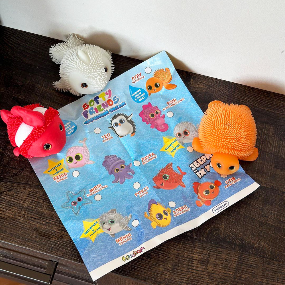 Стретч-іграшка у вигляді тварини серії «Softy friends» – Чарівний океан Дніпро - фото 10
