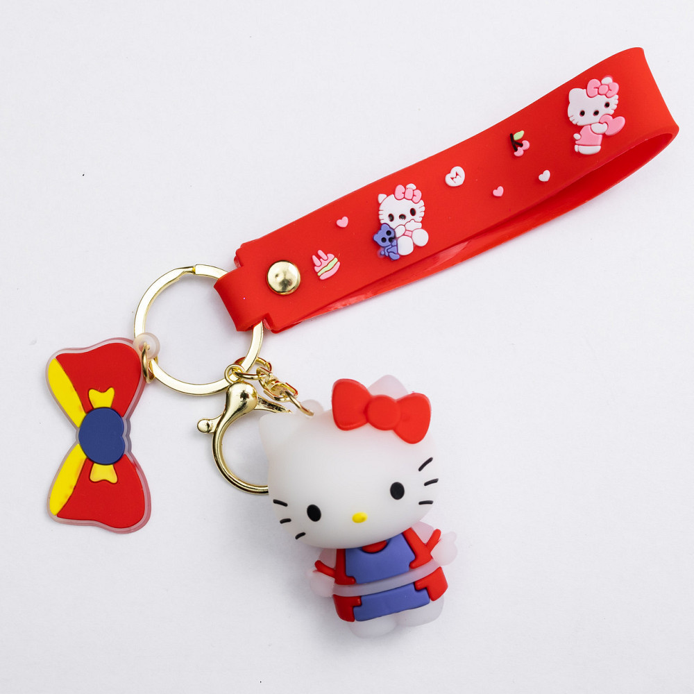 Дитячий брелок Hello Kitty 4×6 (см) для ключів, на сумку і рюкзак (рандом) HP-55-27 Київ - фото 5