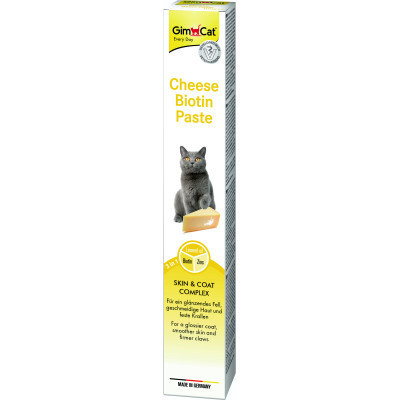 Паста для животных GimCat Cheese Biotin Paste творог с биотином 100 г (4002064401010) Винница - изображение 1