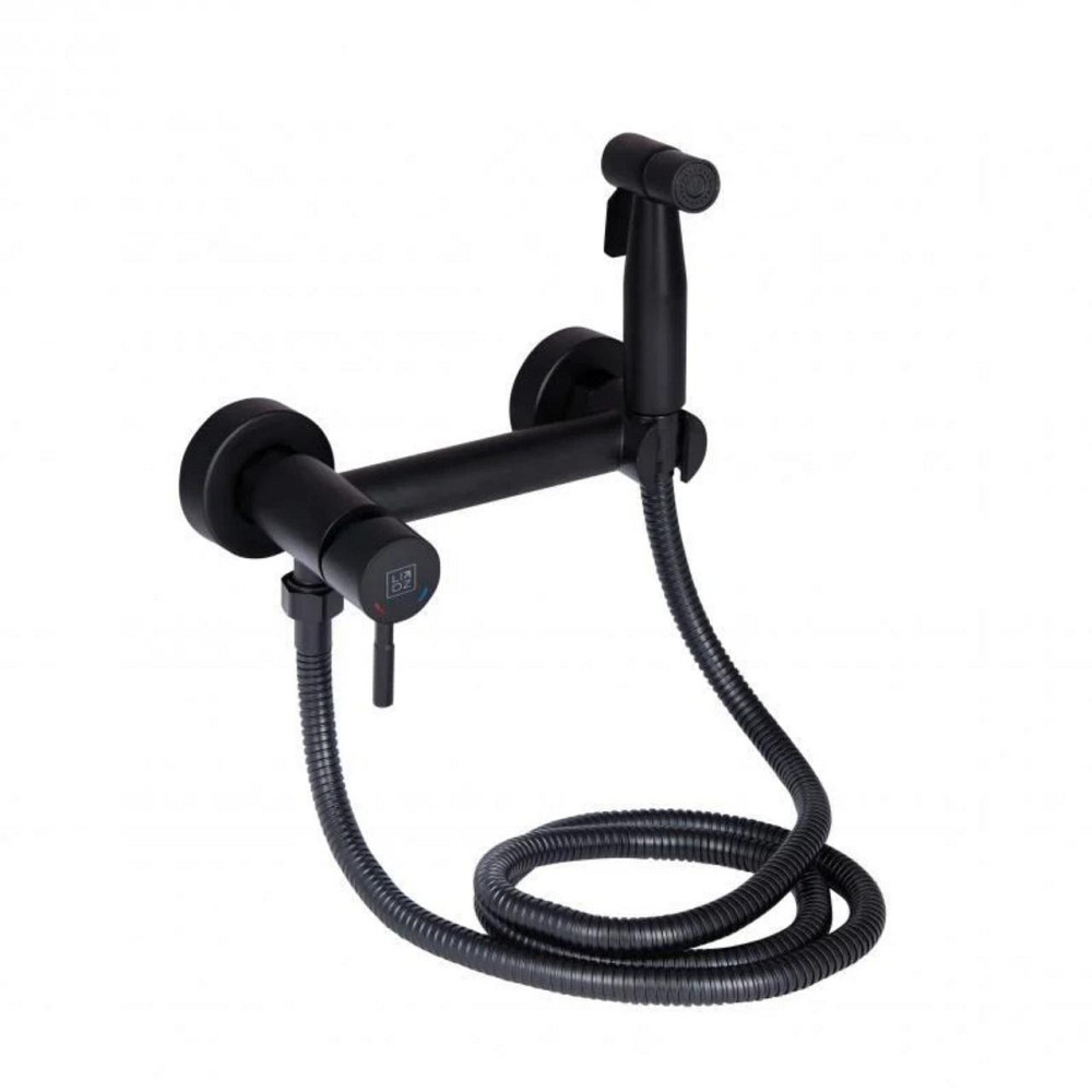Набор для гигиенического душа со смесителем Lidz Aria 110 округлый LDARI110BLA43394 Black Киев - изображение 1