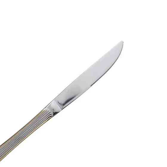 Yiwu Набір столових ножів 6 штук ножі сервірувальні з нержавіючої сталі 22.5 см Срібло із золот Киев