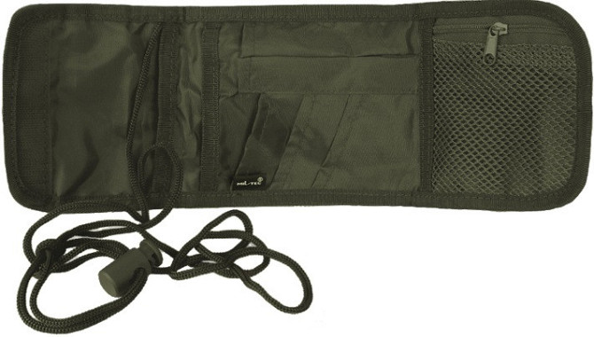 Повседневный Бумажник с шнурком на молнии Mil-Tec от Sturm (15820001) Olive Нововолынск - изображение 6