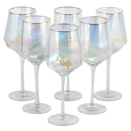 Набір келихів для вина "Pearl" 550 мл (6 шт.) | скляні келихи Київ - фото 2