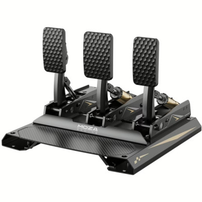 Педали игровые MOZA Racing CRP2USB тензодатчик 200 кг карбонова підставка Black (RS066_Moza) Винница - изображение 1