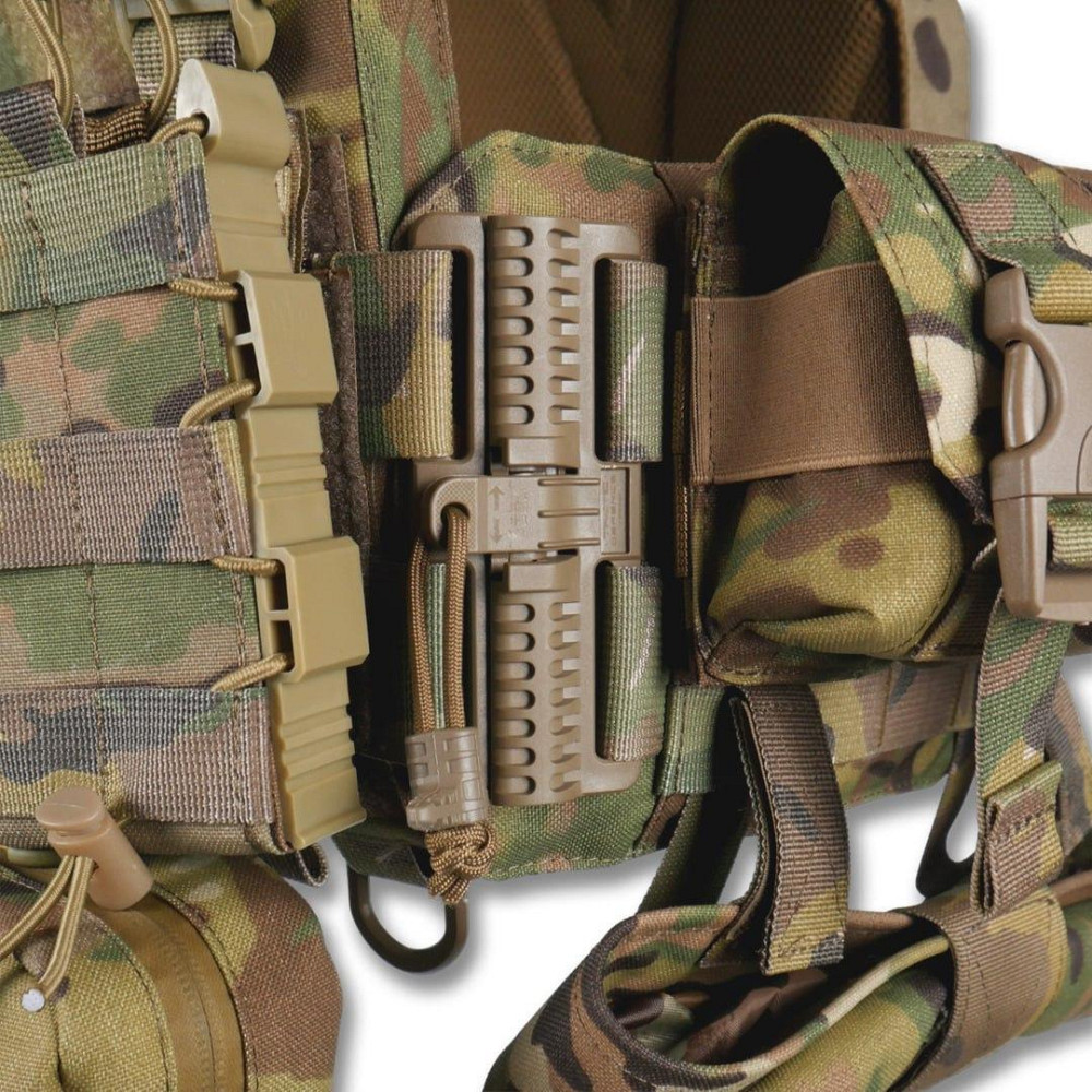 Штурмовая плитоноска мультикам с быстрым сбросом плитоноска на 8 итог kiborg военный разгрузочный жилет   WAR Львов - изображение 7
