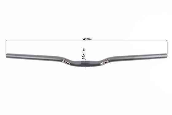 Кермо MTB 25,4х640мм, алюмінієве, чорне HB-RB11 Київ