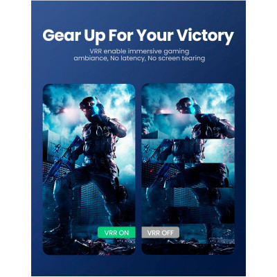 Кабель мультимедійний HDMI M to HDMI M 1.5m braided HD140 black Ugreen (80402) Вінниця - фото 10