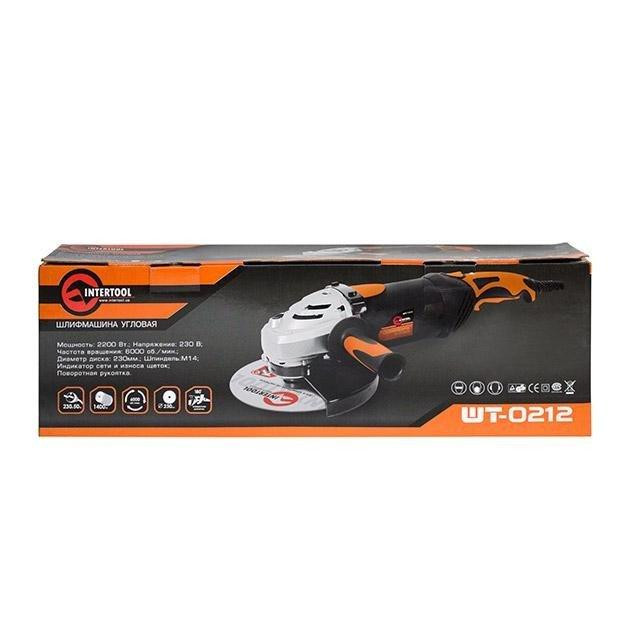 Машина шліфувальна кутова INTERTOOL WT-0212 STORM Коломыя - изображение 8