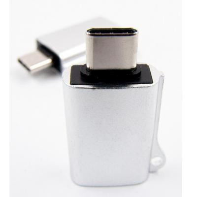 Перехідник OTG USB - Type-C grey Dengos (ADP-019) Вінниця - фото 1