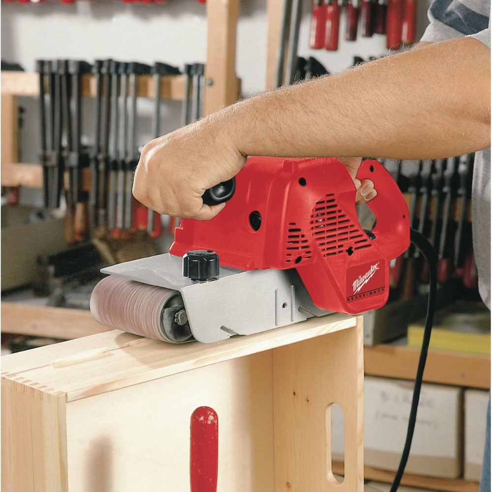 Шліфмашина стрічкова MILWAUKEE, BS 100 LE, 1150Вт, довжина стрічки 620мм Одеса - фото 2