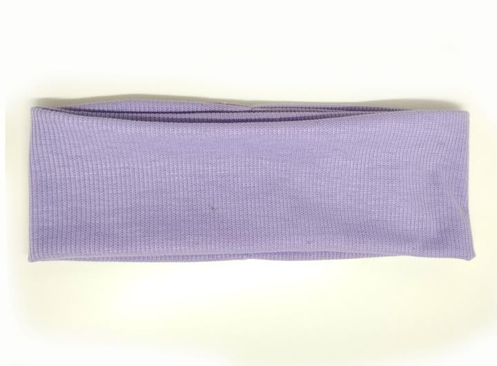Повязка на голову трикотажная лавандовая Киев - изображение 1
