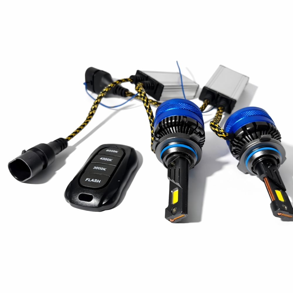 Комплект світлодіодних ламп StarLight Color HB4 9006 (P22d) + стробоскоп з пультом керування 3000K/4300K/6000K 12/24V Харків - фото 5