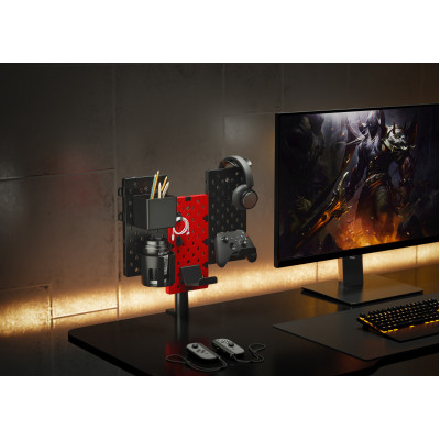 Органайзер для столу OfficePro 3-piece desk mounted rotating pegboard (DO640B) Вінниця - фото 5