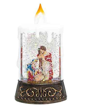 Нічник новорічний Свічка XMAS WDL 23005C 3577, Іісус Винница