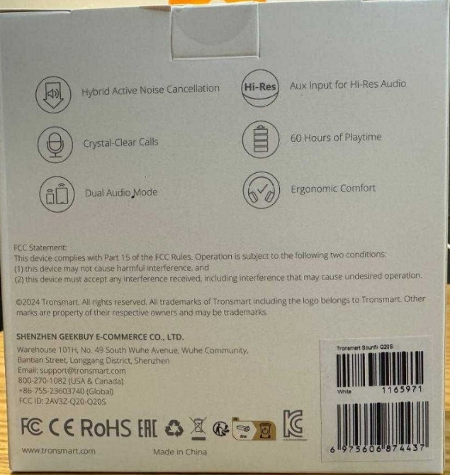 НОВЫЕ Tronsmart Sounfii Q20S Харьков - изображение 2