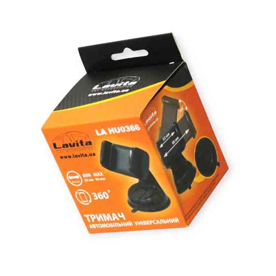 Підставка під телефон присоска коротка ніжка 52- 90 мм, поворот на 360° Мукачево